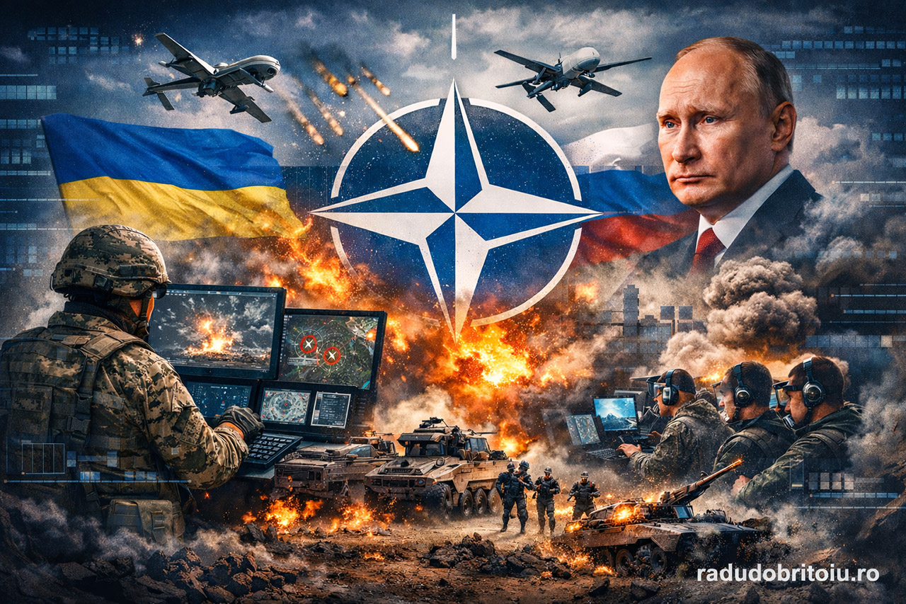 Batalioane NATO invinse de drone ucrainene