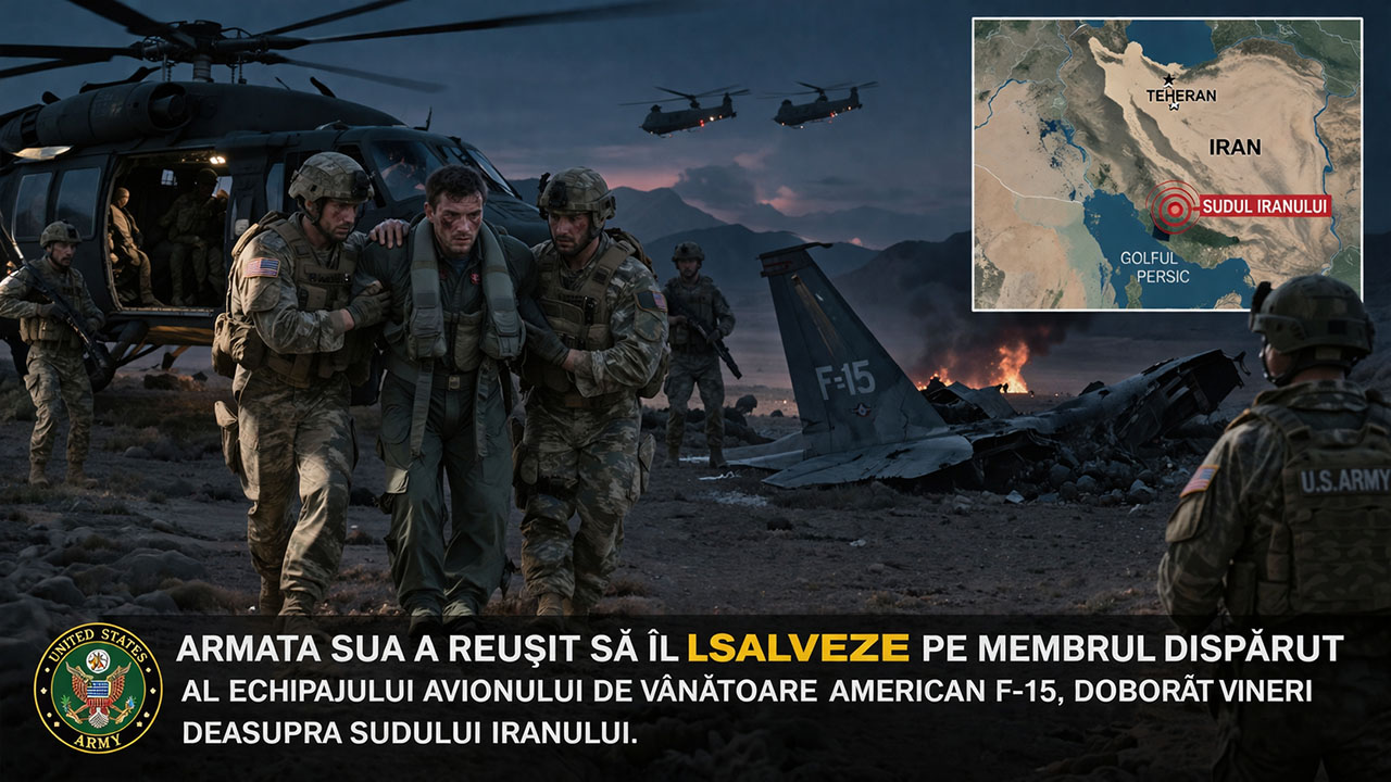 Povestea salvării pilotului american