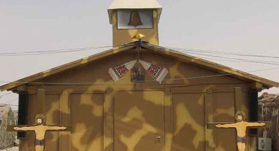 Biserica militară din Irak: abandonată într-un depozit