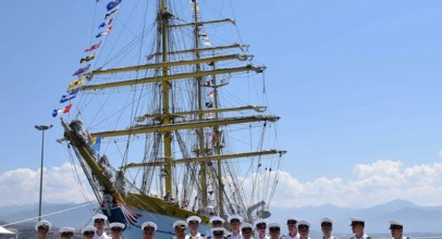 Velierul Mircea a revenit acasa, in Portul Constanta