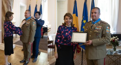 Generalul Nicolae Ciucă a primit cea mai înaltă distincţie a Republicii Franţa